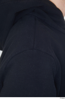 Chadwick black hoodie casual dressed upper body 0011.jpg